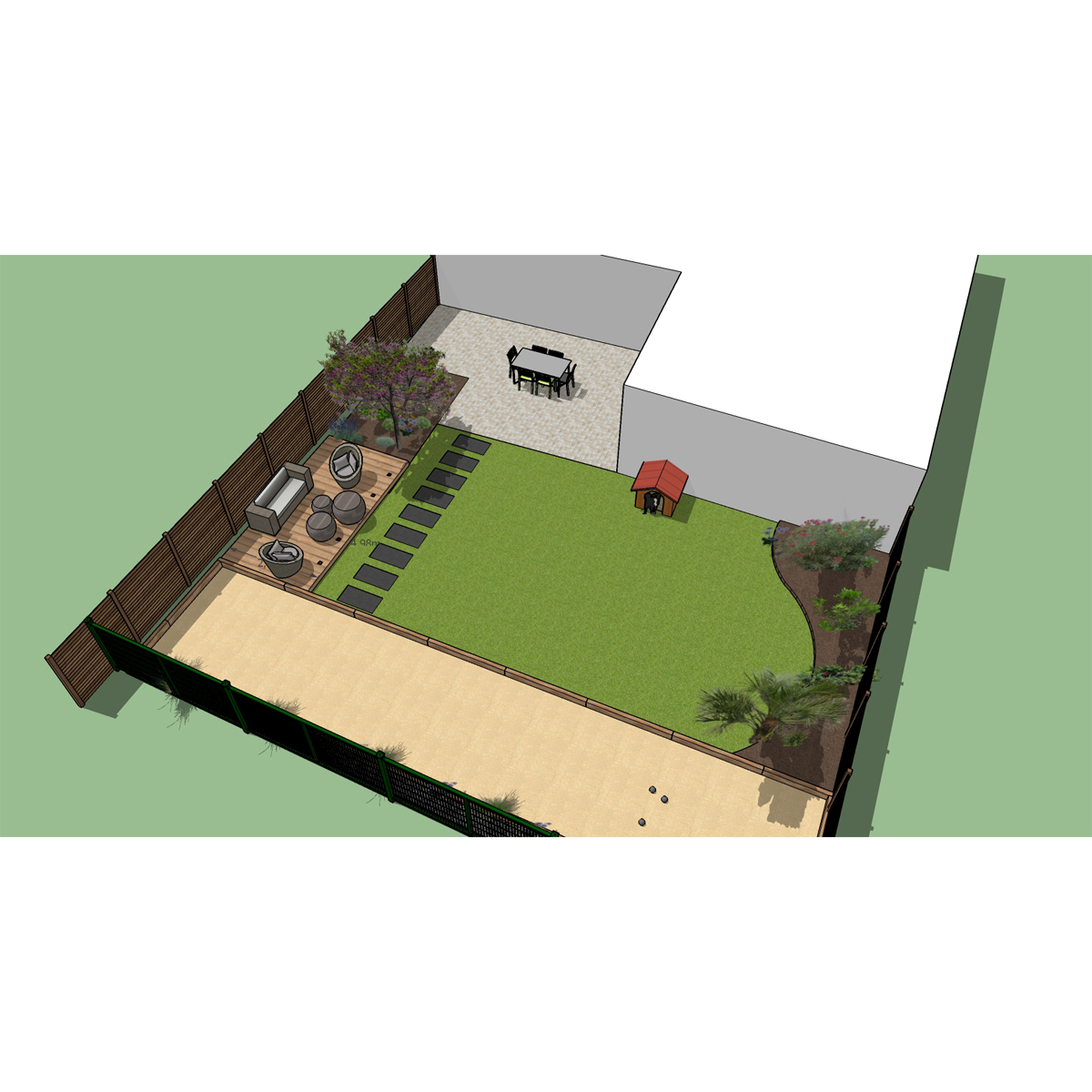 BOUTIN - Plan terrasse