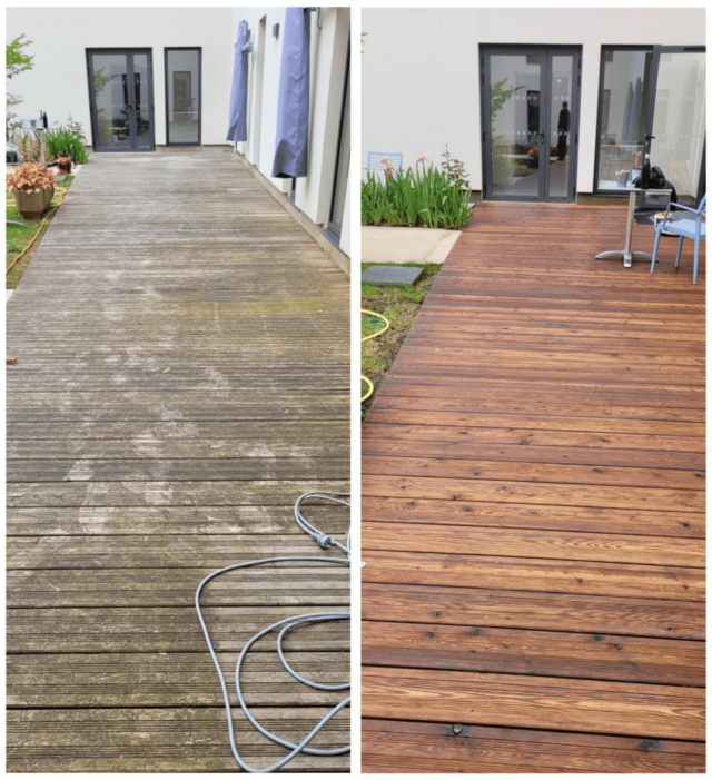 Nettoyer une terrasse extérieure à Nantes : la bonne méthode selon le matériau